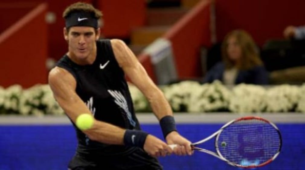 Juan Martin Del Potro beat David Nalbandian to win an all-Argentine battle at the Madrid Masters on Thursday.