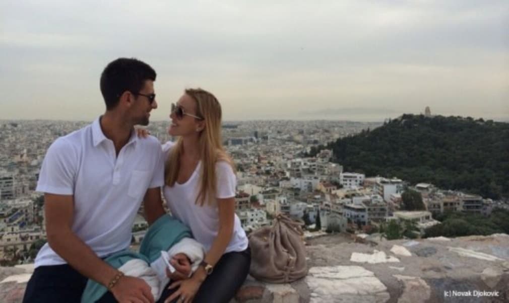 World No.2 Novak Djokovic has announced that fianc©e Jelena Ristic is pregnant with their first child