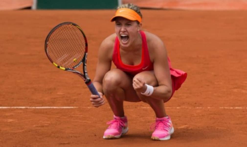 Maria Sharapova and Eugenie Bouchard showed their fighting qualities to come through tough French Open quarter-finals and set up a meeting in the last four