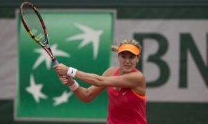 Eugenie Bouchard is hoping itÈs third time lucky when she meets her childhood idol Maria Sharapova in the semi-finals of the French Open on Thursday