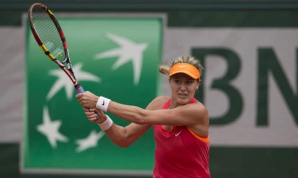 Eugenie Bouchard is hoping itÈs third time lucky when she meets her childhood idol Maria Sharapova in the semi-finals of the French Open on Thursday