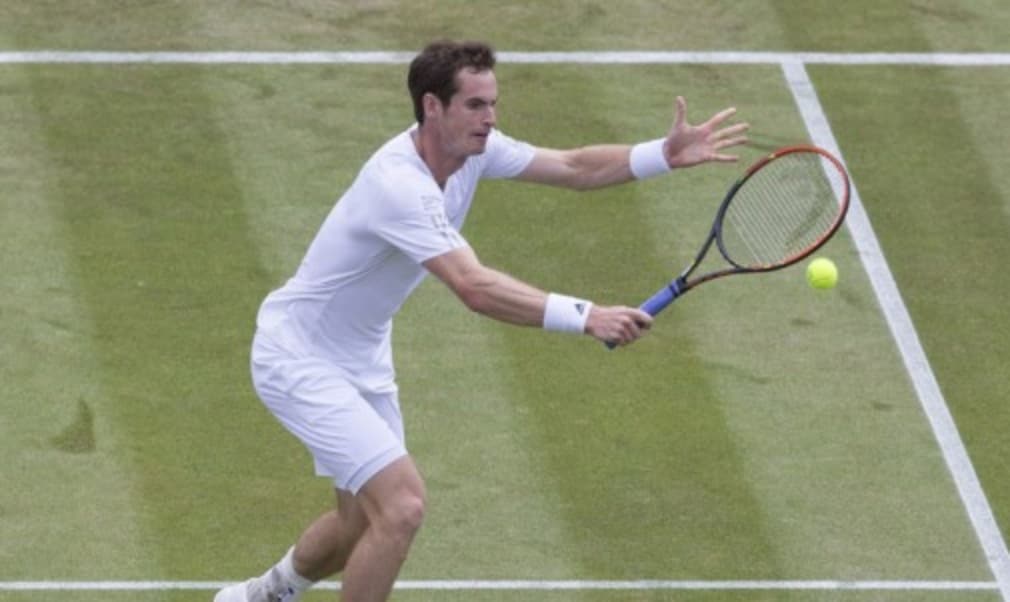 Andy Murray advanced to the quarter-finals at Wimbledon for the seventh successive year after defeating Kevin Anderson in straight sets