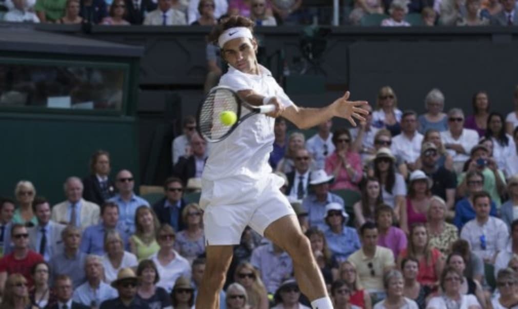 Roger Federer might be only the second man over the age of 32 to reach a Wimbledon final