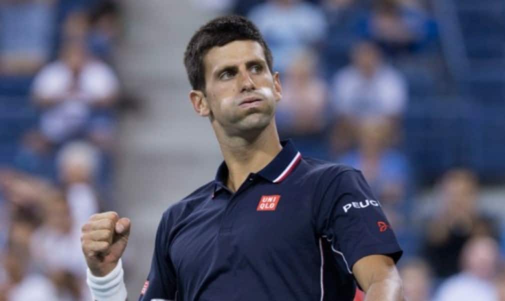Novak Djokovic won his first match as a father as he returned to action at the BNP Paribas Masters in Paris