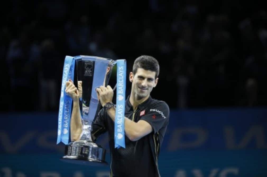 Novak Djokovic became the first man in 27 years to win three straight titles at the Barclays ATP World Tour Finals