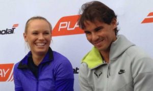 Rafa Nadal and Caroline Wozniacki will be playing with connected Babolat rackets this season which will enable them to analyse a range of data relating to their game