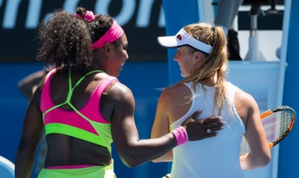 Serena Williams took three sets to overcome 20-year-old Elina Svitolina