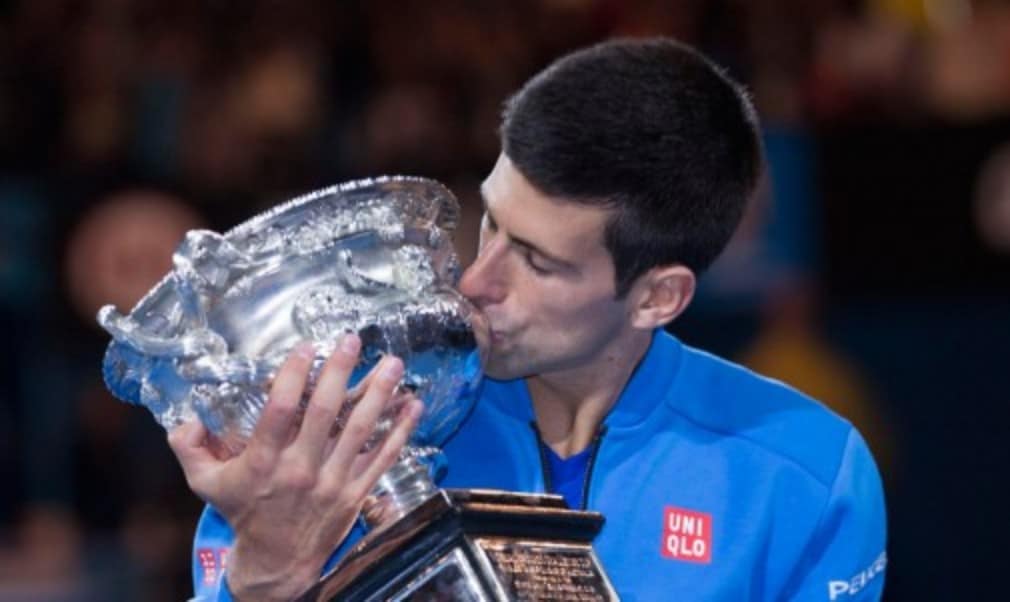 Novak Djokovic continued his love affair with Melbourne as he defeated Andy Murray to claim his fifth Australian Open title