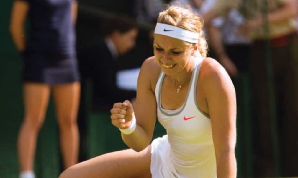 Fan favourite Sabine Lisicki always seems to play with a smile on her face