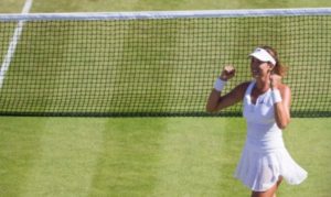 Garbine Muguruza says it will be a dream to face Serena Williams for the Wimbledon title after the Spanish 21-year-old reached her first Grand Slam final on Thursday