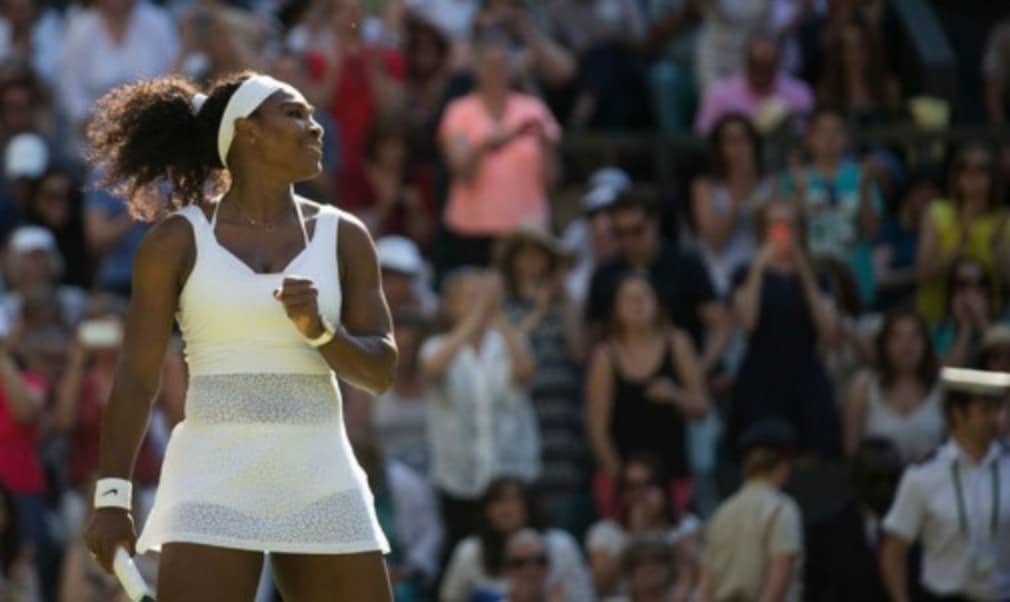 Serena Williams believes the pressure is off despite being just seven matches away from becoming the first player to achieve a calendar year Grand Slam in 27 years