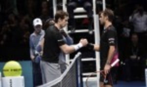 Stan Wawrinka defeated Andy Murray in straight sets to complete the semi-final line-up at the Barclays ATP World Tour Finals in London