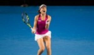 Jo KontaÈs Australian Open debut continues apace. On Saturday she defeated Denisa Allertova 6-2 6-2 in just over an hour to reach the fourth round and equal a career best.