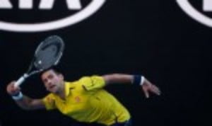 Novak Djokovic made an unwelcome century at the Australian Open on Sunday
