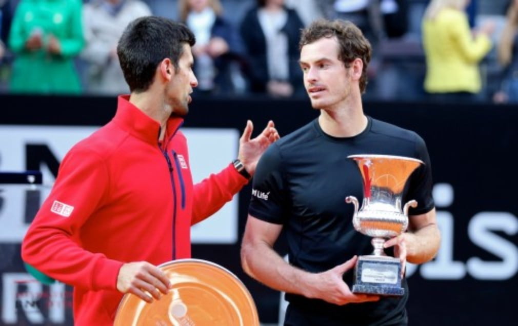 Andy Murray defeated Novak Djokovic on a clay court for the first time in his career as he beat the defending champion to win the Internazionali BNL dÈItalia in Rome