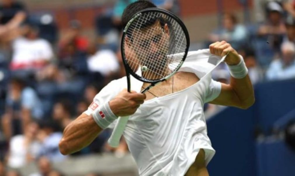 It was menÈs semifinals day in New York and Novak Djokovic defeated Gael Monfils 6-3 6-2 3-6 6-2 in an extraordinary match