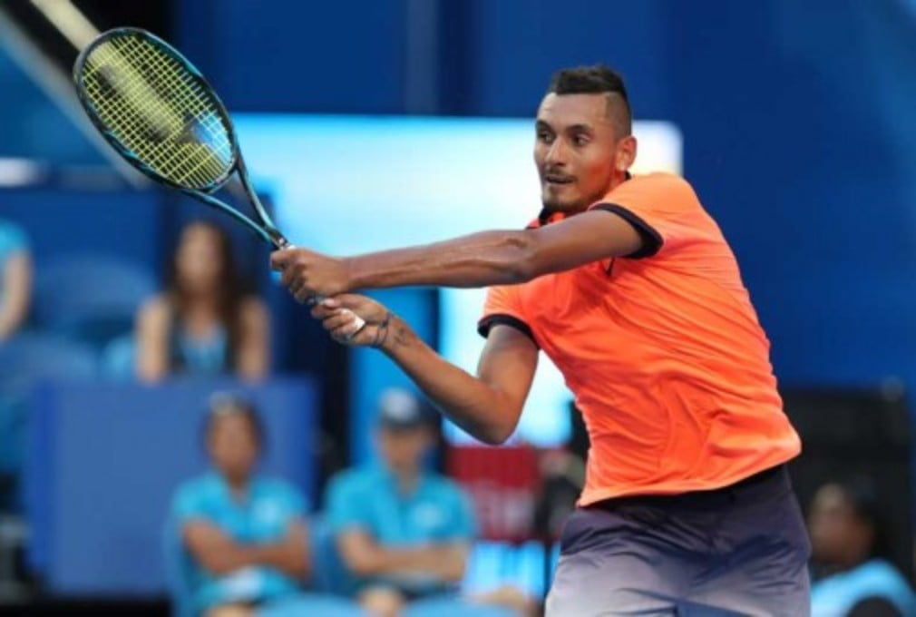 Nick Kyrgios pulled out of his mixed doubles Hopman Cup tie citing a knee injury