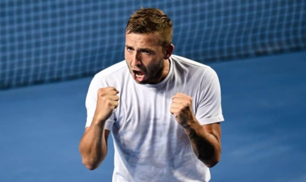 Dan Evans beat Bernard Tomic in straight sets to reach the fourth round of the Australian Open for the first time