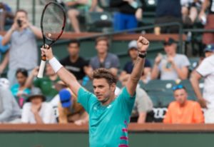 Stan Wawrinka is happy with his performance so far at the BNP Paribas Open after reaching the fourth round with victory over Philipp Kohlschreiber