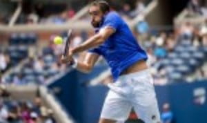 Marin Cilic overcame a third set wobble to defeat Tennys Sandgren 6-4 6-3 3-6 6-3 and reach the second round of the US Open