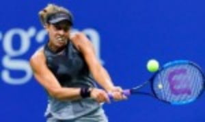 It was the last womenÈs quarter-final to be played and Madison Keys made it four Americans in the semi-finals