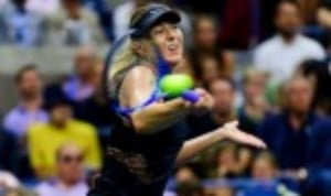 Maria Sharapova advanced to the third round of the China Open after a 6-4 4-6 6-1 win over Ekaterina Makarova