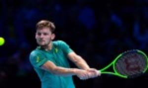 David Goffin defeated Dominic Thiem 6-4 6-1 to complete the semi-final line up at the Nitto ATP Finals in London
