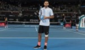 Nick Kyrgios made the ideal start to 2018 by dismissing Ryan Harrison 6-4 6-2 in the final of the Brisbane International
