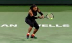 Serena Williams squeezed past Kiki Bertens 7-6(5) 7-5 to set up a mouth-watering third round tie with her sister Venus at the BNP Paribas Open in Indian Wells