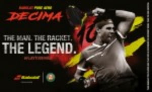 The Pure Aero is one of the most popular rackets around and this special cosmetic version is bound to appeal to serious players as well as Rafa fans