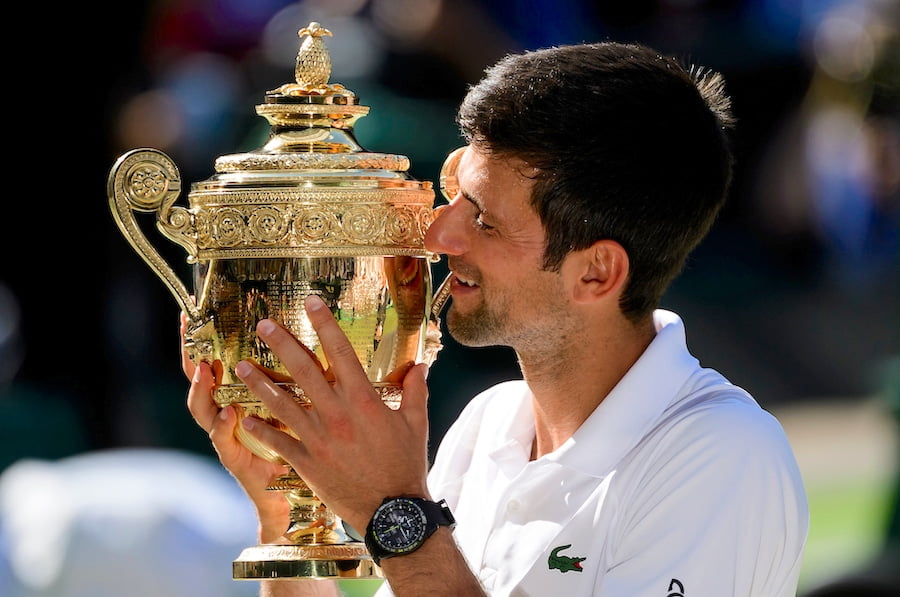 Novak Djokovic Wimbledon Champion 2018