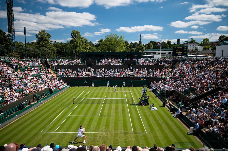 Wimbledon 2019 green grass slow