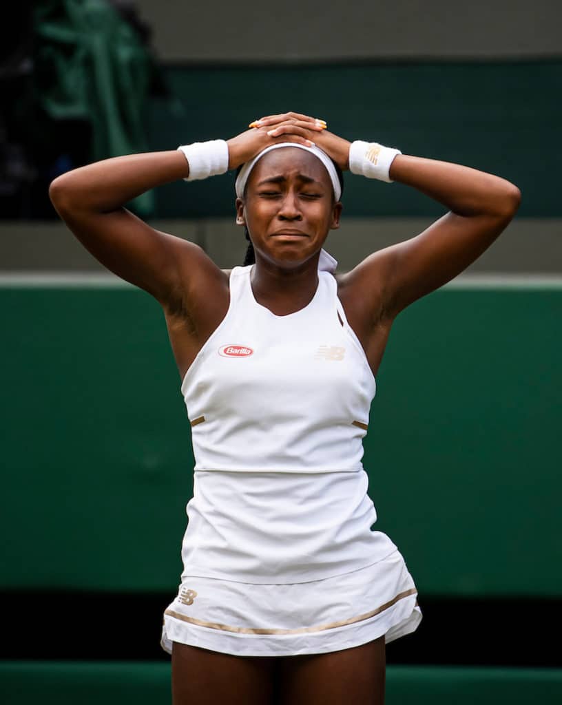 Cori Gauff is the 15 year old story of the week at Wimbledon 2019