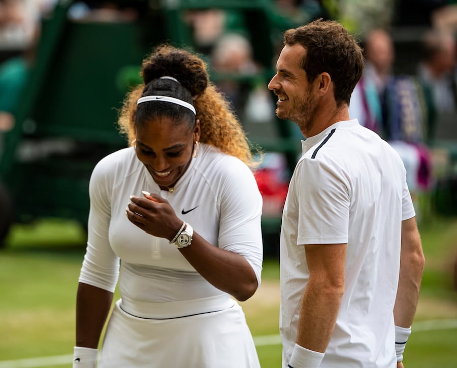Andy Murray and Serena Williams have teamed up in the mixed doubles at Wimbledon 2019