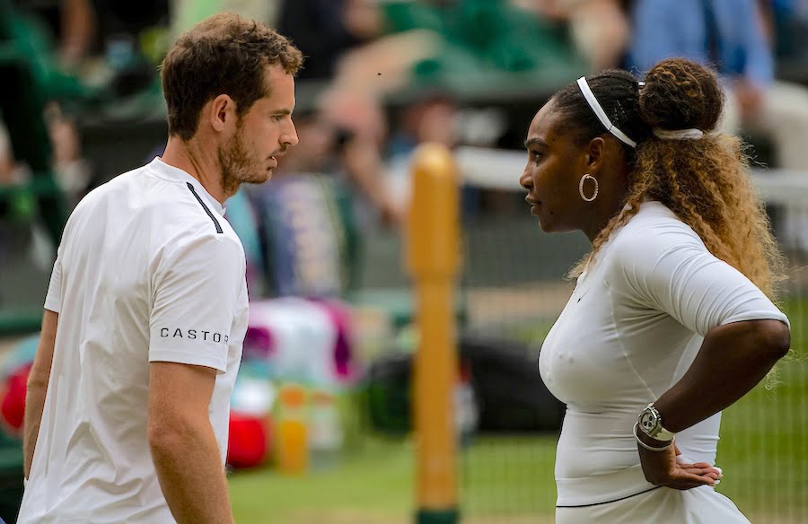 Andy Murray Serena Williams Wimbledon 2019