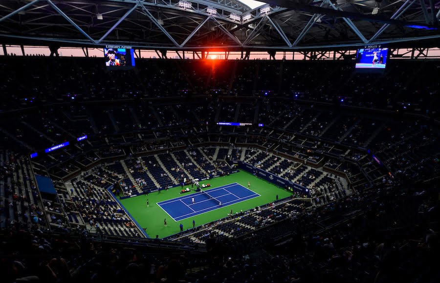 US Open tennis Arthur Ashe stadium