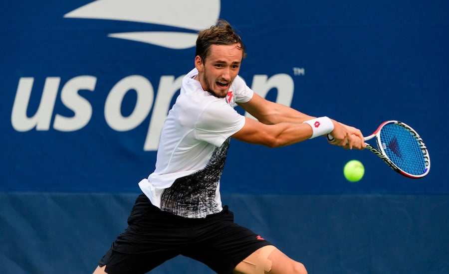 Daniil Medvedev US Open backhand