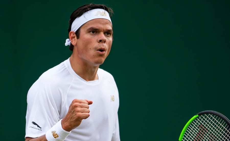 Milos Raonic Wimbledon 2019