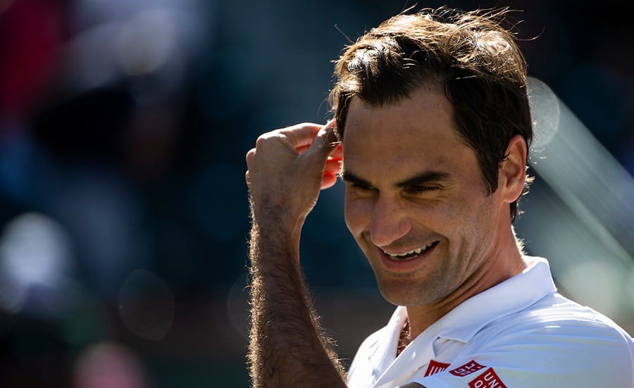 Roger Federer at Indian Wells