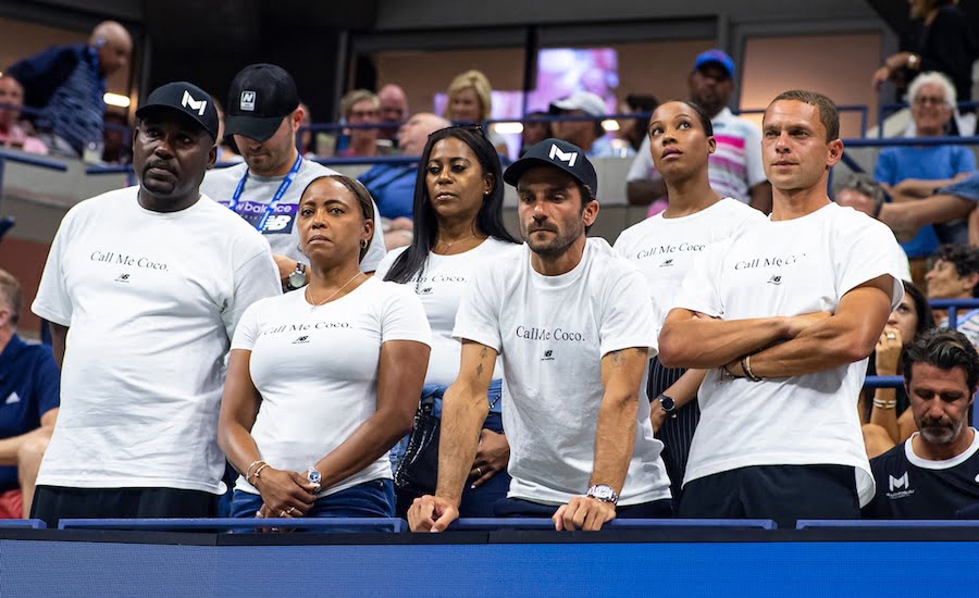 Coco Gauff team at US Open