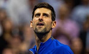 Novak Djokovic US Open 2019 smiles