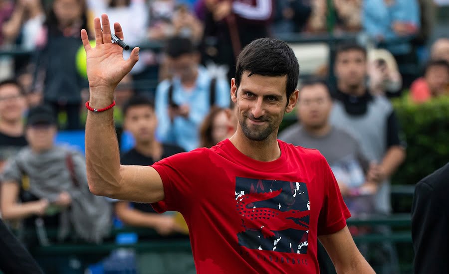 Novak Djokovic at Shanghai Masters