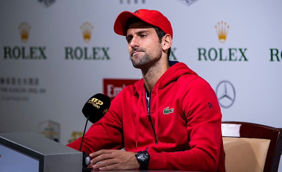 Novak Djokovic press conference