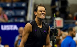 Rafa Nadal clenches teeth in anguish at 2019 US Open.jpg