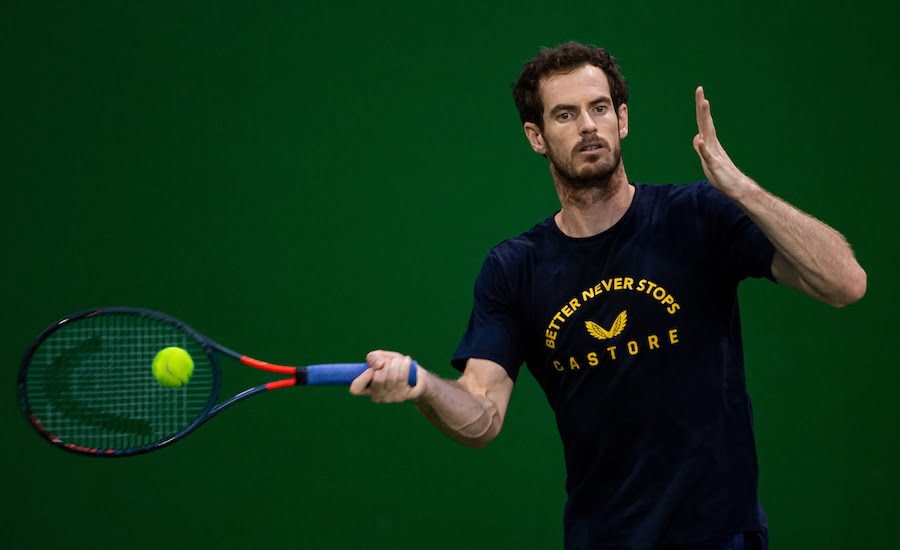 Andy Murray Shanghai 2019 forehand practise