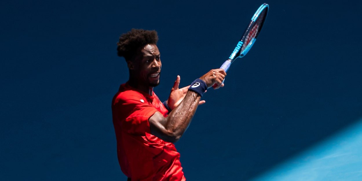 Gael Monfils at the 2020 Australian Open