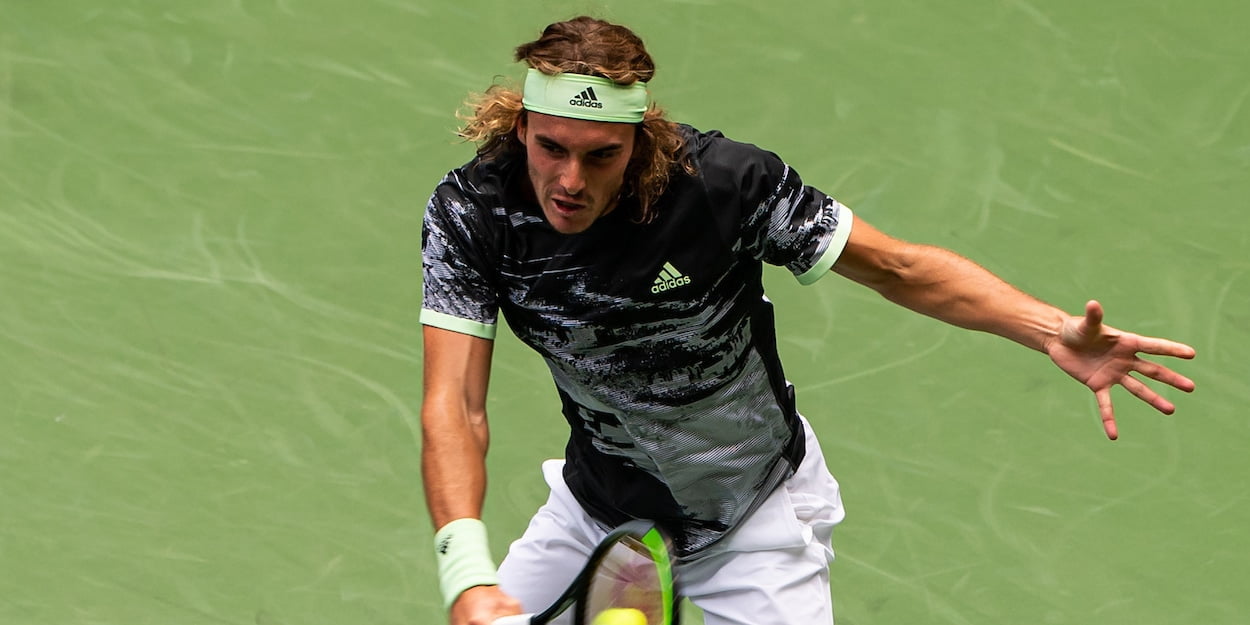 Stefanos Tsitsipas at the 2019 US Open