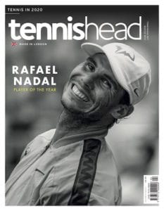 tennishead November 2019 cover