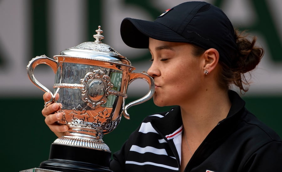 Ash Barty 2019 French Opon winner