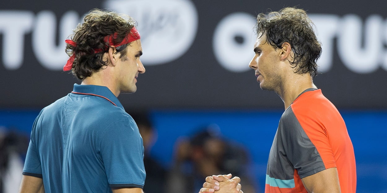 Roger Federer and Rafael Nadal